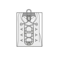Elastische Schnürsenkel mit Schnellverschluss 95911 schwarz 104 cm