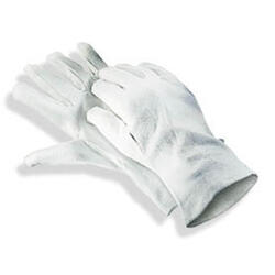 Baumwoll-Trikot-Handschuh, gebleicht