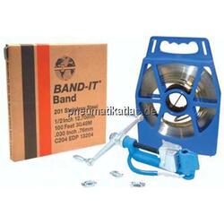 Band-It-Band 201, 6,4 (1/4") mm, 30,5 mtr., Karton