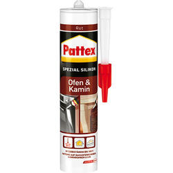 Pattex Ofen+Kamin Silikon300 ml, rot