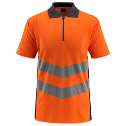 Poloshirt Murton 50130-933-14010 hi-vis orange-schwarzblau