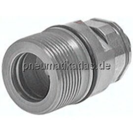 Hydraulik-Schraubkupplung, Muffe Baugr.4, 12 L