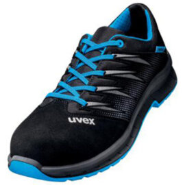 uvex 2 trend Halbschuhe S2 69399 blau-schwarz Weite 12