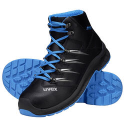 uvex 2 trend Stiefel S3 69351 blau-schwarz Weite 10