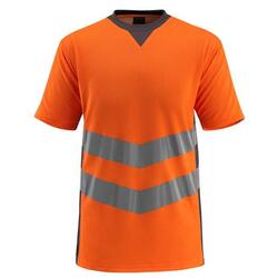 T-shirt Sandwell 50127-933-1418 hi-vis orange-dunkelanthrazit