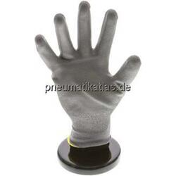 Feinstrick Handschuh mit PU-Teilbe. Industriequalitaet