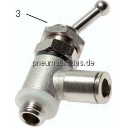 3/2-Wege Kipphebelventil G 1/ 4" (AG) / 6 mm (Steckanschluss
