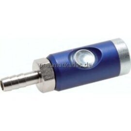 Sicherheits-Druckknopfkupplung (NW7,2), 8mm Schl., Stahl verz