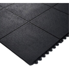 Gummi Steckmatte schwarz geschlossen 900X900X15mm