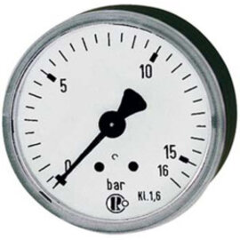 Manometer D. 63 mm 0-10bar G1/4 rue zent.