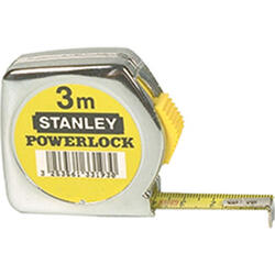 Taschenbandmaß Metallgeh.3m/12,7mm Stanley