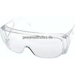 Besucherbrille, aus Polycarbonat, sehr leicht, ueber Korrekturbrille tragbar