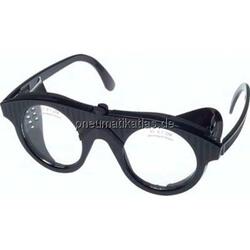 Standard-Schutzbrille, robuste und preisguenstige Universalbrille, Mittelschraube