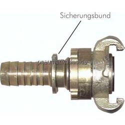 Sicherheits-Kompressorkuppl. 25 (1") mm Schlauch, S-Bund