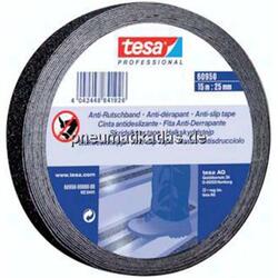 Tesa Anti-Rutschklebeband, 25mm/15mtr., schwarz