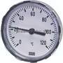 Bimetallthermometer, waage- recht D63/0 - 60°C/100mm