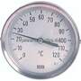Bimetallthermometer, waage- recht D80/0 - 120°C/160mm