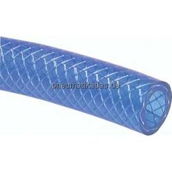 PVC-Gewebeschlauch 9 (3/8")x15 ,0mm, blau, 10 mtr. Rolle