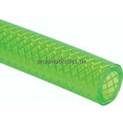 PVC-Gewebeschlauch 6x12,0mm, leuchtgrün, Meterware