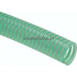 PVC-Saug-Druck-Schlauch mit Hart-PVC-Spirale 38x3,6mm