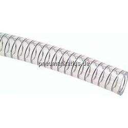 PVC-Saug-Druck-Schlauch mit Stahlspirale 40x4,5mm