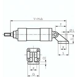 ISO 15552-90°-Schwenkbefesti- gung 63 mm, Aluminium