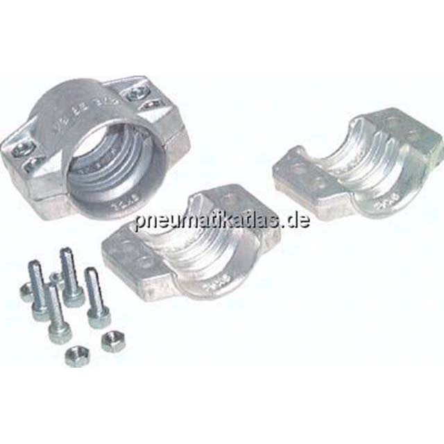 Klemmschalen 143 -148mm, Aluminium, EN14420-3 (DIN2817)