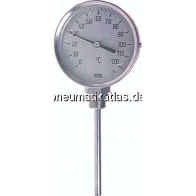 Bimetallthermometer, senk- recht D160/-30 bis +50°C/160mm
