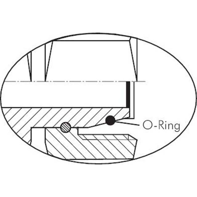 O-Ring für Dichtkegelver- schraubungen 14 S, FPM (Viton)