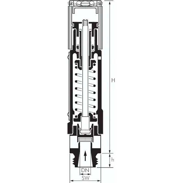 TÜV-Hochleistungssicherheits- ventil G 1