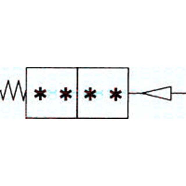 Pneumat. 3-Wege-Kugelhahn (T2) , einfachwirkend, G 1