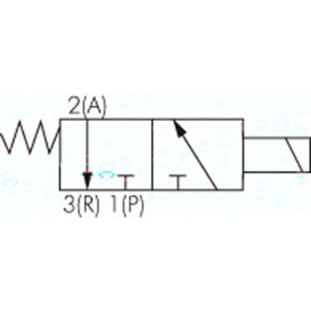 3/2-Wege Magnetventil,Flansch, geschlossen (NC), 24 V=