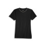 T-Shirts Tencel schwarz-grau