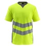 T-shirt Sandwell 50127-933-1718 hi-vis gelb-dunkelanthrazit