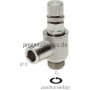 Winkel-Drosselrueckschlag-ventil G 1/8"-4mm,zuluftregelnd (Sonderausfuehrung)
