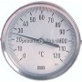 Bimetallthermometer, waage- recht D80/0 - 160°C/200mm