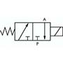 3/2-Wege Vakuumventil (NC), G 1/2", -0,9 bis 10bar, 24 V=