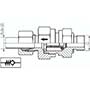 Hydraulik-Rückschlagventil 16 S-G 1/2", Klemmring 1.4571 (NC
