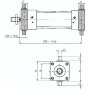 ISO 15552-Flanschschwenkbefes- tigung 63 mm, 1.4571