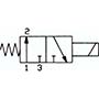 3/2-Wege Magnetventil G 1/2" ( Abluft G 3/4") stromlos geöffn